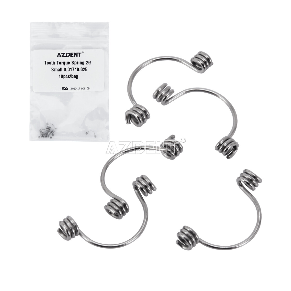 Dental Orthodontic Anterior Teeth Tooth Torque Rectangular Springs 10Pcs/Bag