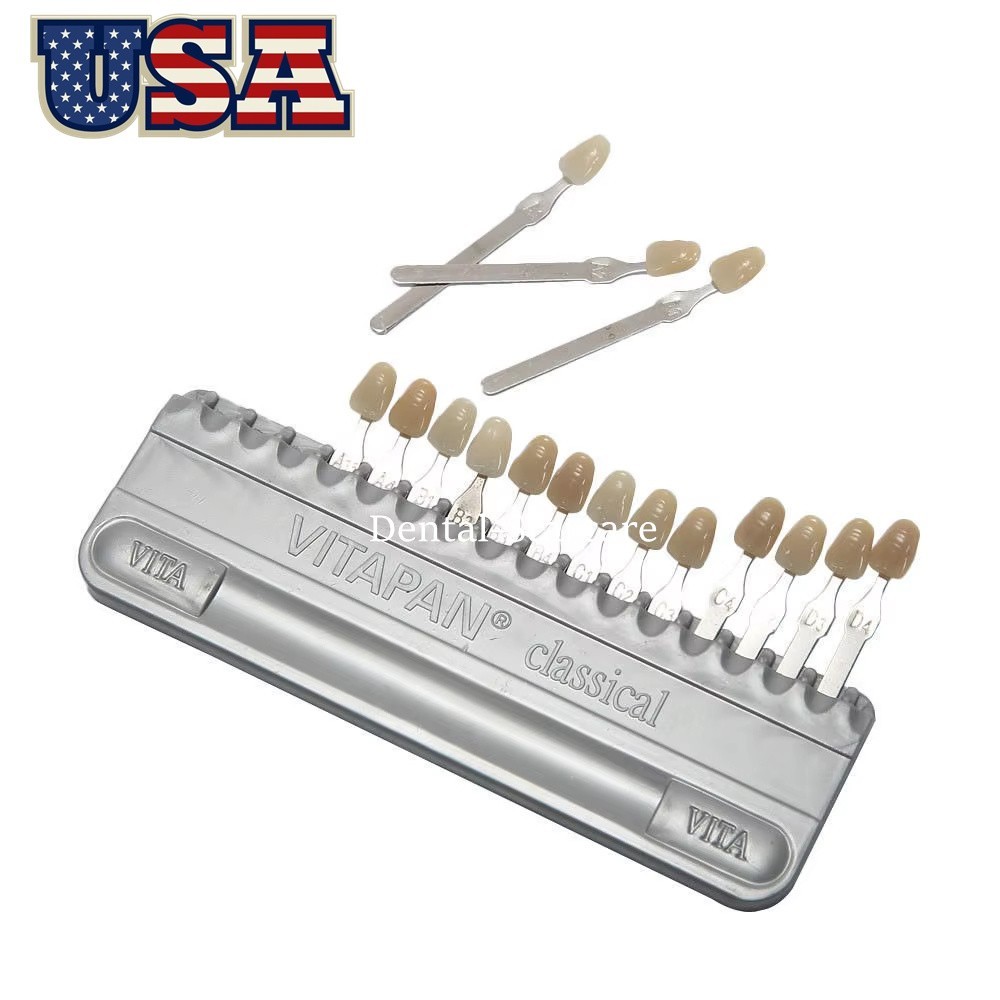 1 Set VITA Classical 16 Colors Shade Guide Dental Toothguide A1-D4 Whitening USA