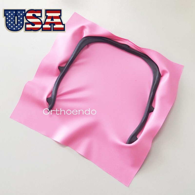Rubber Dam Starter Kit w Frame Punch Clamps Dental Orthodontic Rubber Dam Sheets