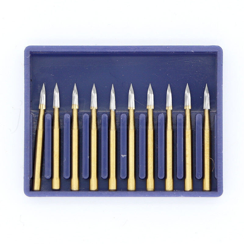Dental Tungsten Carbide Burs Trimming & Finishing & Polishing Flame FG 7901