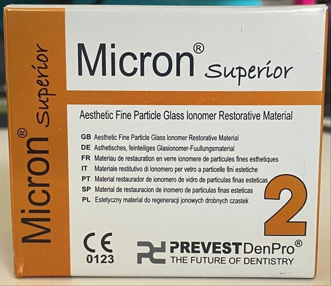 Prevest Micron Superior 2 Dental Glass Ionomer Cement GIC Restorative Filling