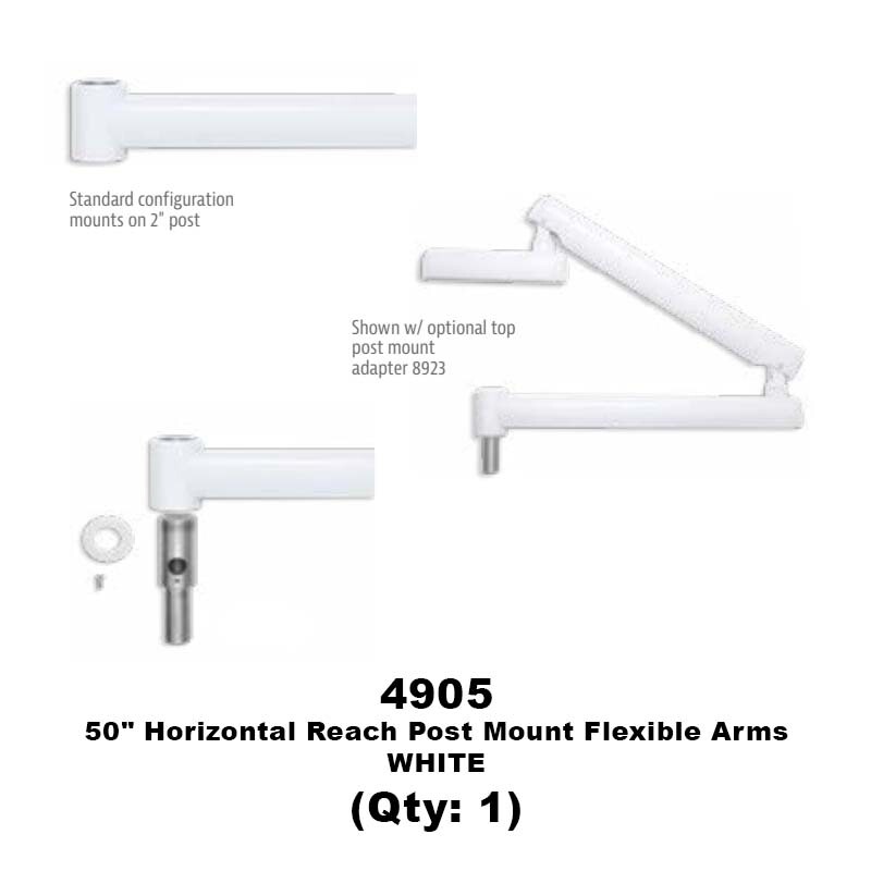 Post Mount Flexible Arms Dental Accessories