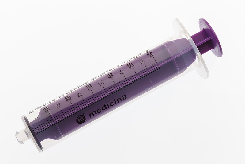 ENFit® Reusable Sterile Syringe with O-Ring 60ml Individually Packaged 10 Pack
