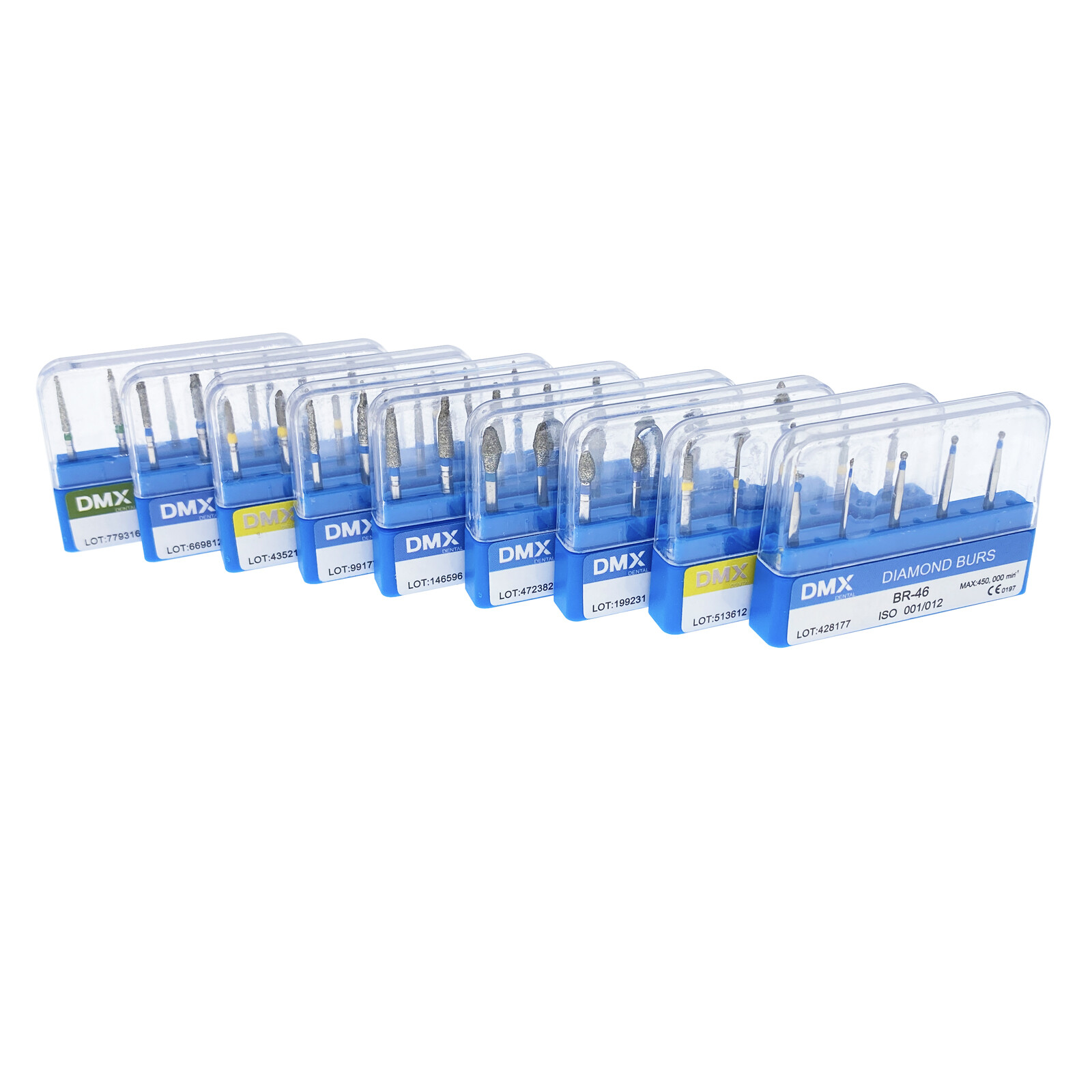 Dental Diamond Burs FG for High Speed Handpiece 5Pcs/pack Drills DMXDENT