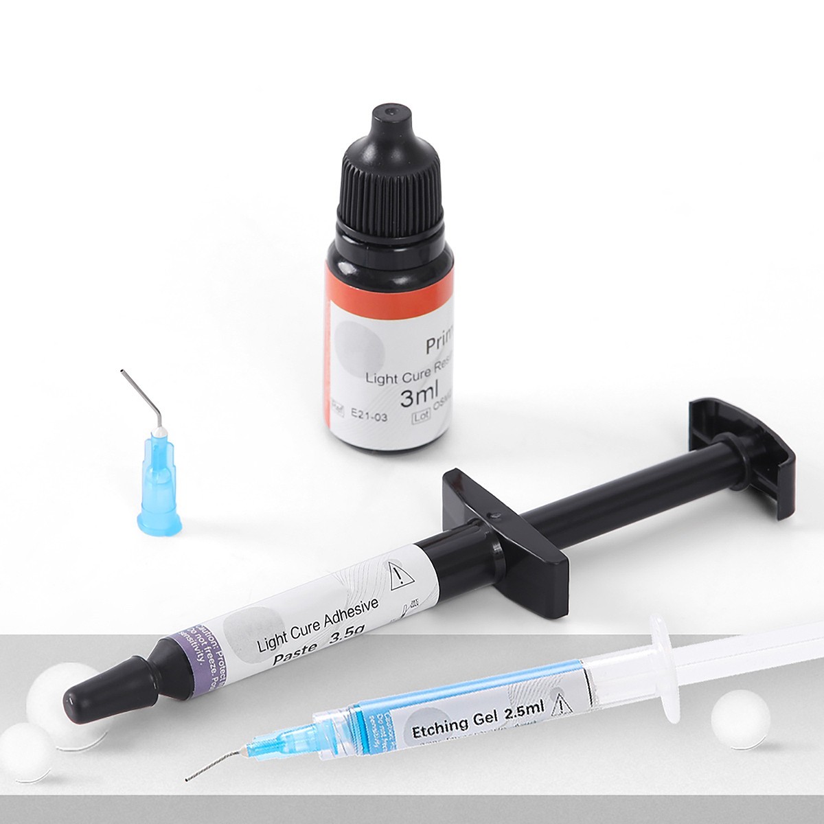 Kit de Sistema de Adhesivo para Brackets Ortodónticos Dental, Primer de Curado p