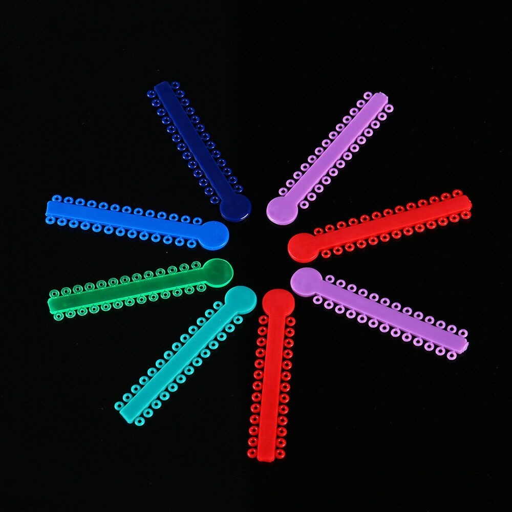 1040 Dental Orthodontic Ligature Ties Elastics Rubber Band Ligaduras Elastomeric