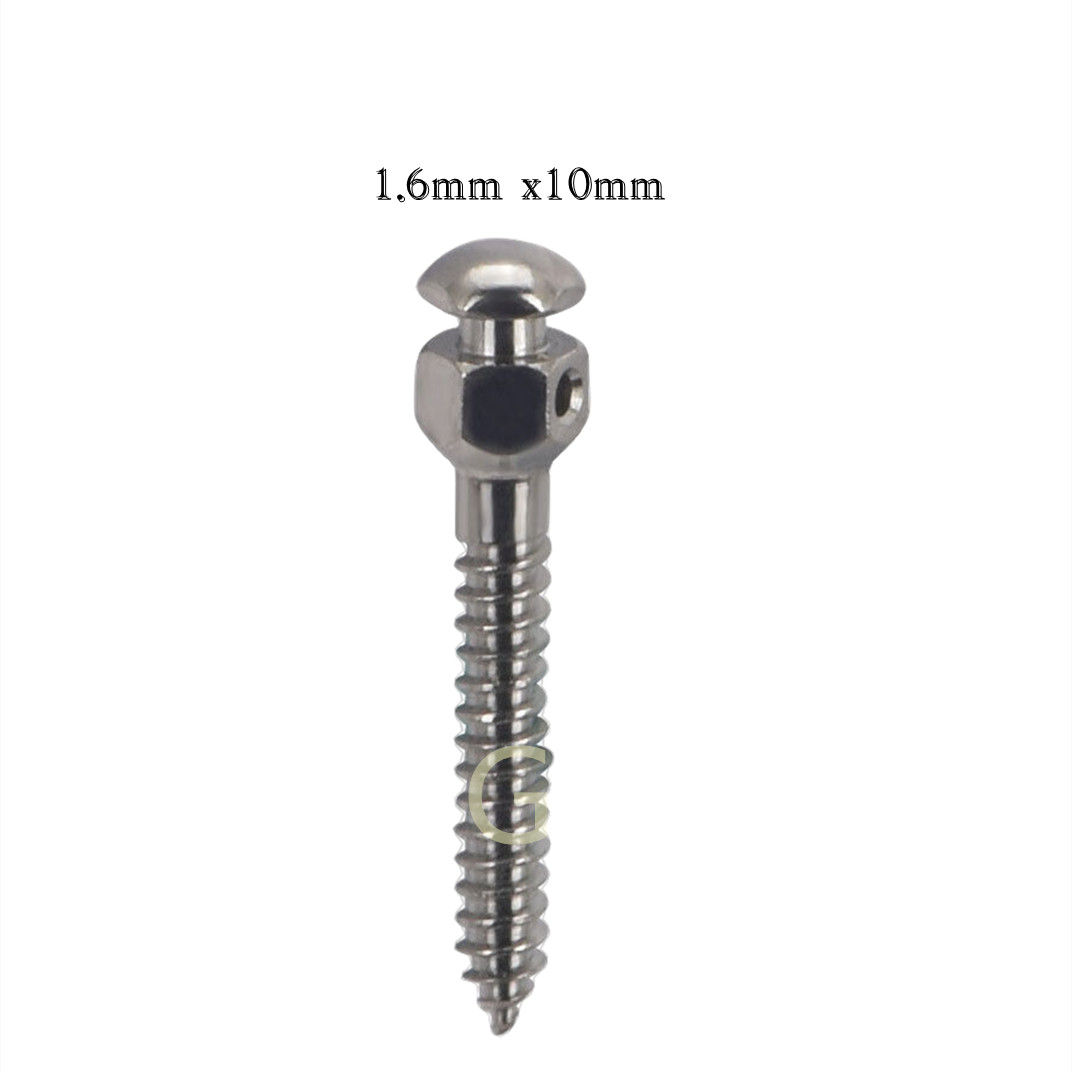 10PC Dental Orthodontic Screws Mini Implants Micro Screws Titanium TAD US STOCK