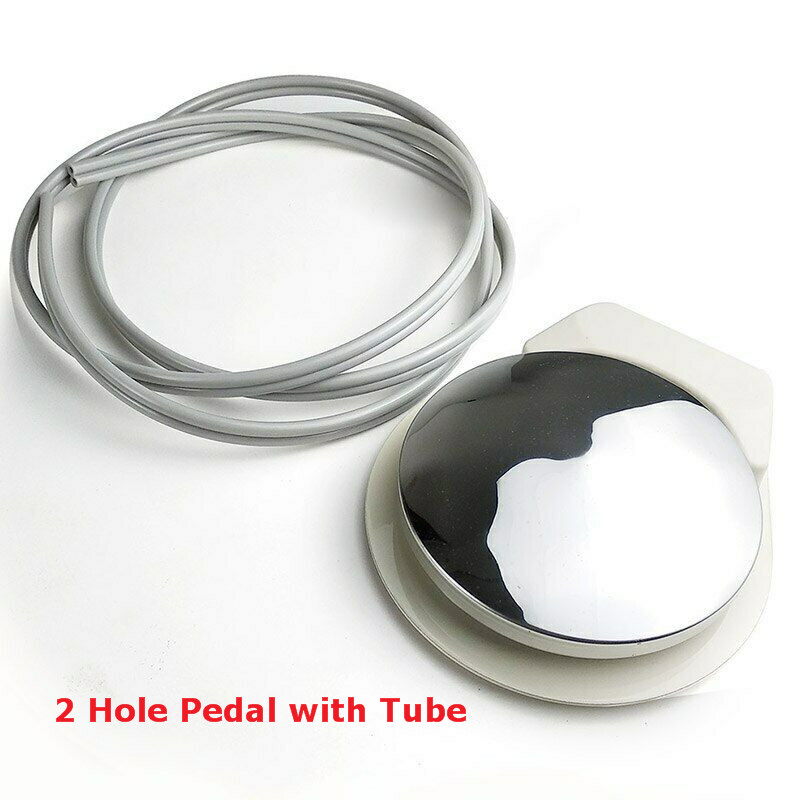 Dental Foot Control Pedal with Tube Cable 2-Hole for Standard Dental Chair 1 Set