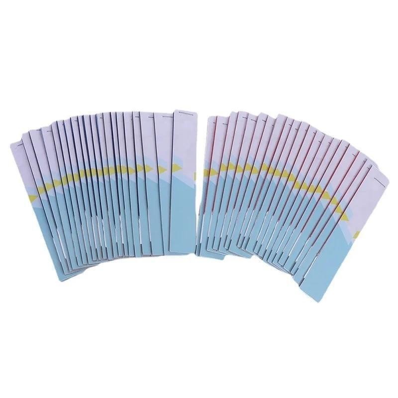 200 Sheets/Box Dental Articulating Paper Double Sided Teeth Care Blue/Red Strips