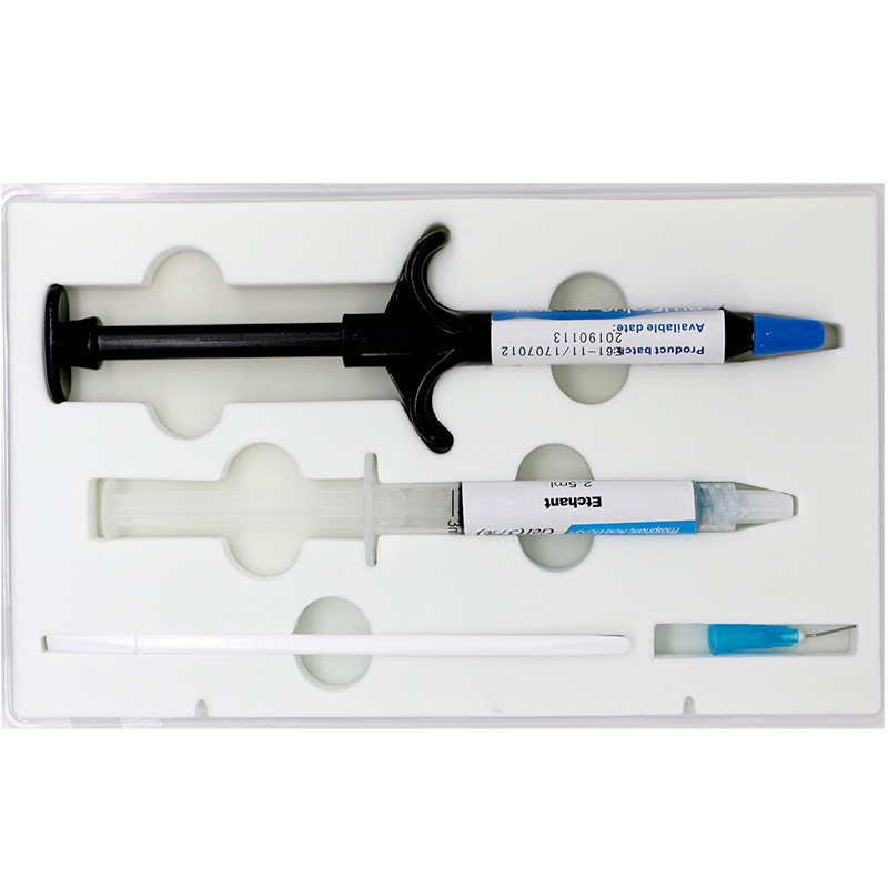 Dental Orthodontic Blue Glue Adhesive-Light Cure Adhesive paste in syinges US
