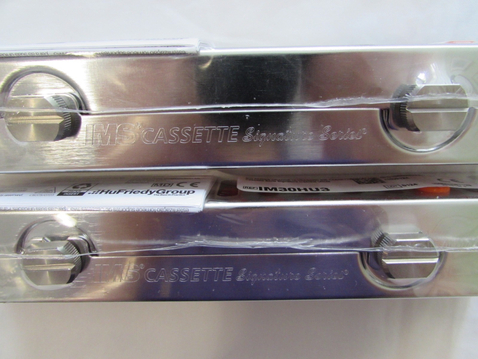 NEW Set of 2 Hu-Friedy IMS Signature Series Small Ultrasonic Cassettes Orange