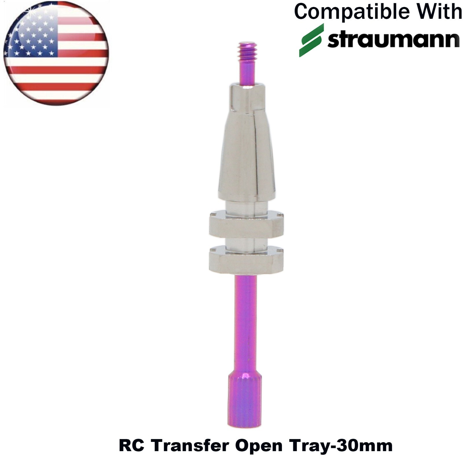 US Dental Fits Straumann ITI Transfer Open/Closed Tray NC/RC Impression Coping