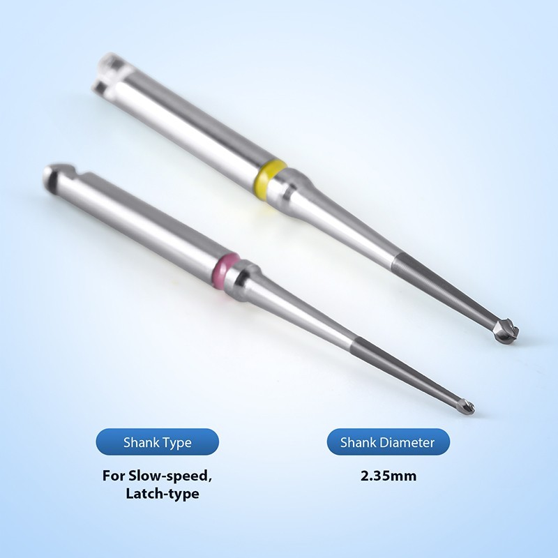 Dental Long Neck Microscope Endo Tungsten Carbide Bur RA2.35mm 31mm / 34mm