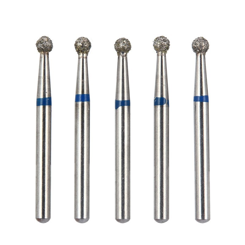 5pcs/pack AZDENT Dental FG Diamond Burs for High Speed Handpiece Friction Grip