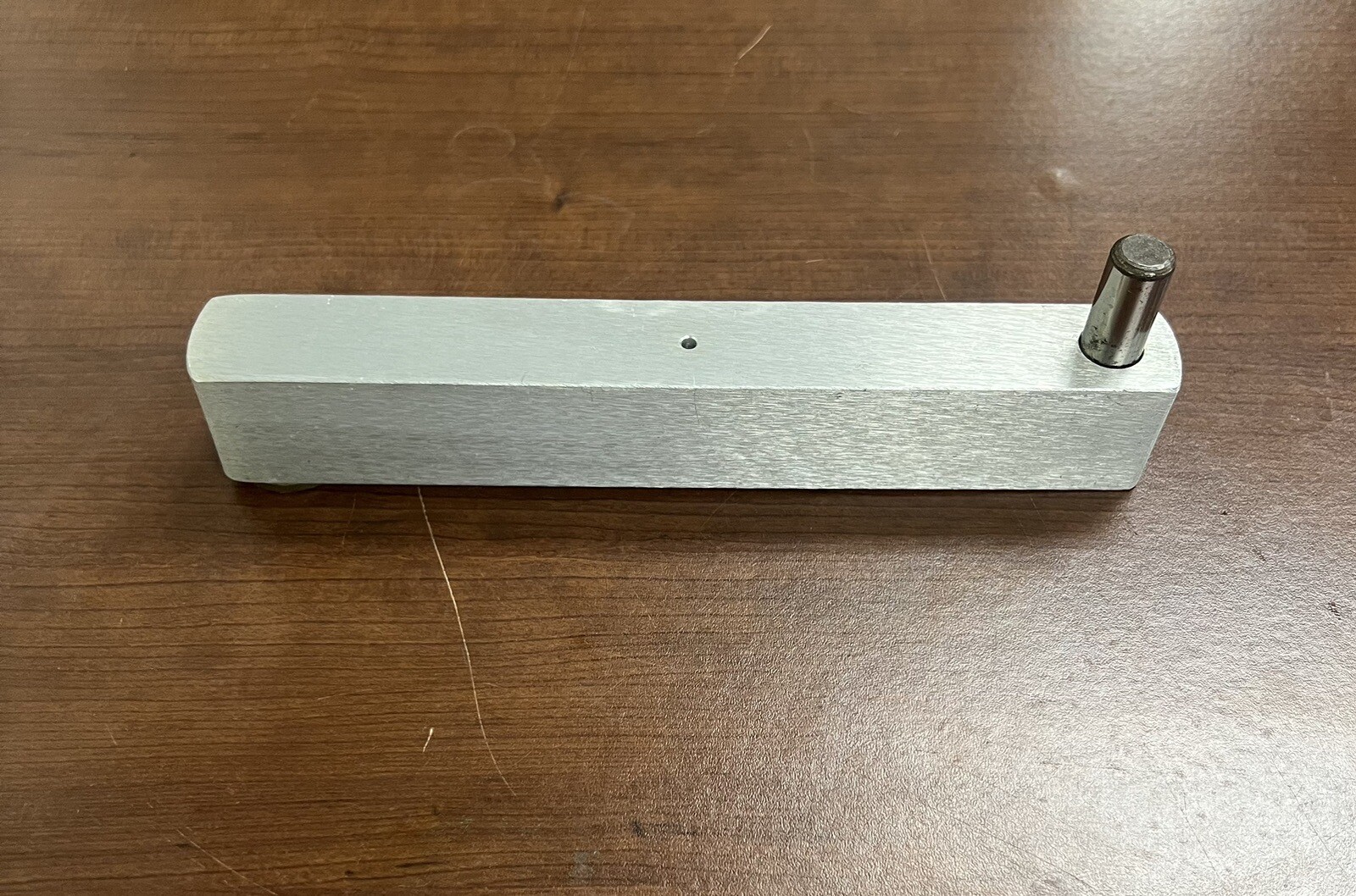 Dental Folding Rigid Arm Section – Brushed Aluminum – 7”