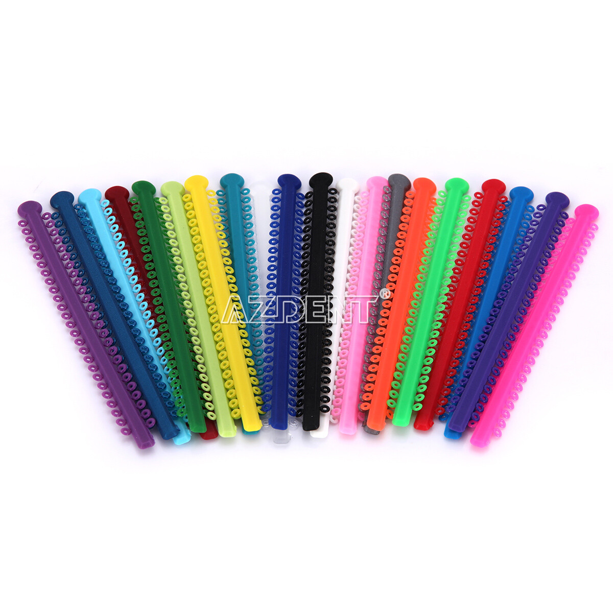 1000Pcs/Pack AZDENT Dental Orthodontic Ligature Ties Braces Elastic Rubber Bands