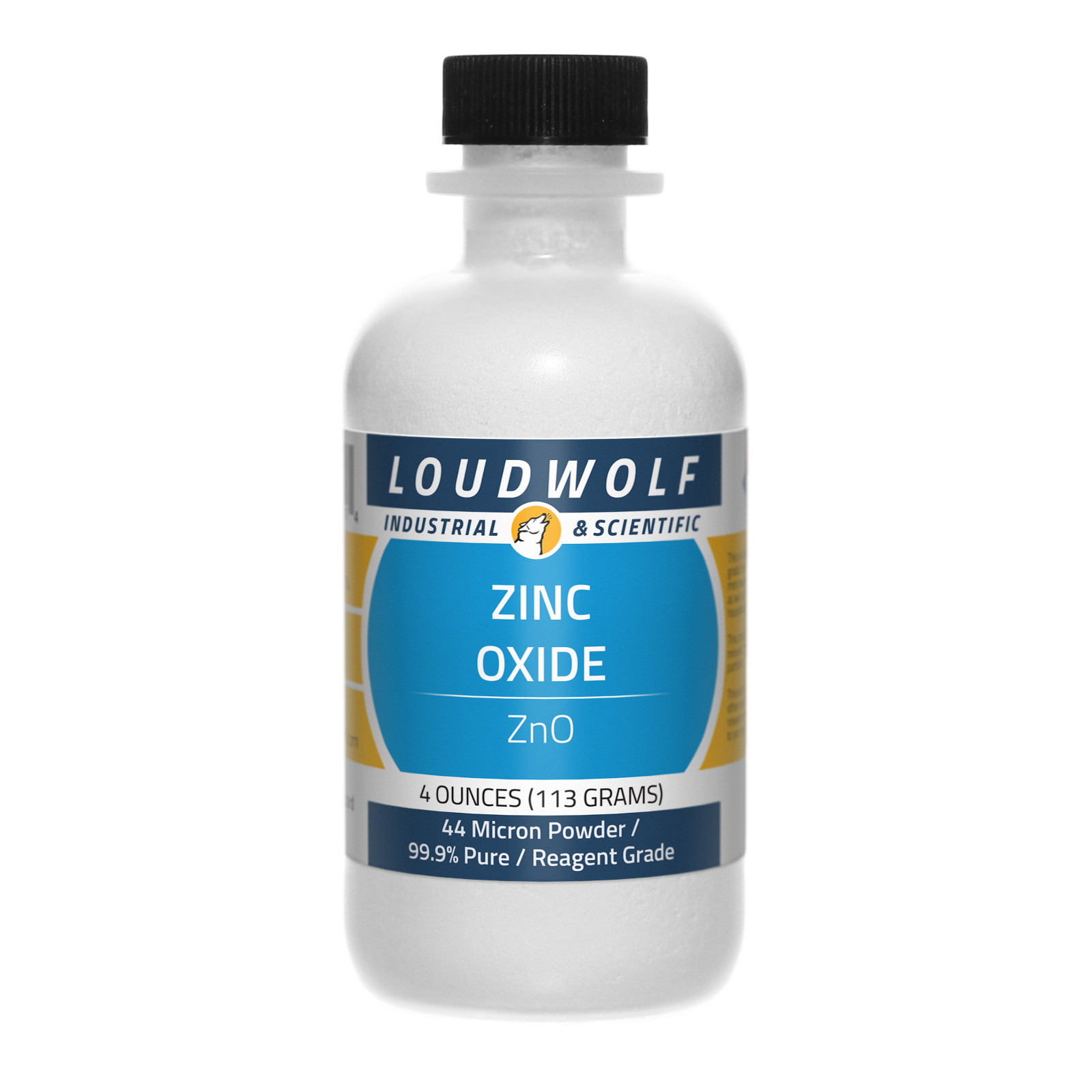 Zinc Oxide, 4oz, Reagent Grade 99.9% Pure, Sturdy Bottle SHIPS SAME DAY