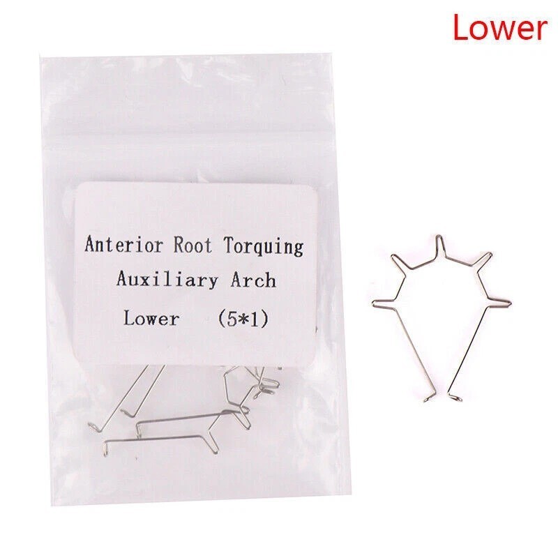 5 Pcs/Pack Dental Orthodontic Anterior Spring Root Torquing Auxiliary Arch Wire