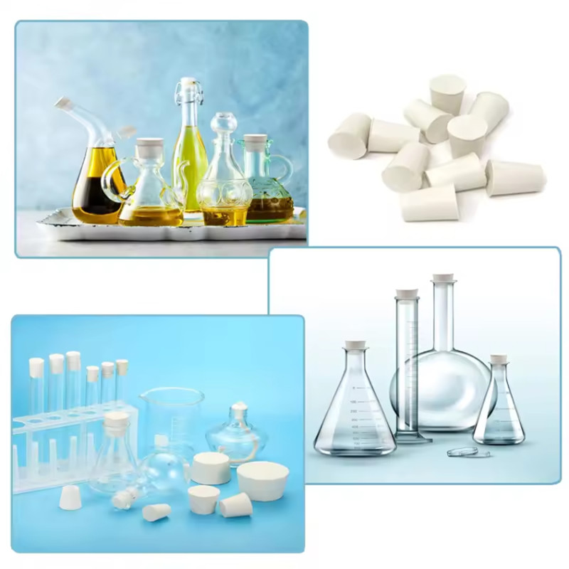 Rubber Bung Stopper Tapered Plugs Laboratory Solid Stoppers Various Sizes Flask