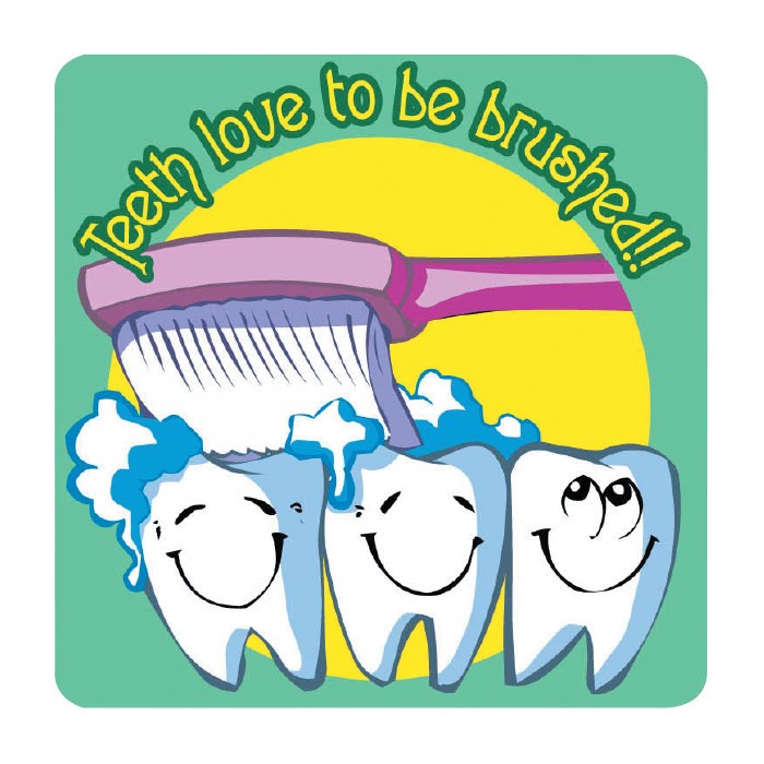 Kids Stickers Love To Be Brushed 100/Box