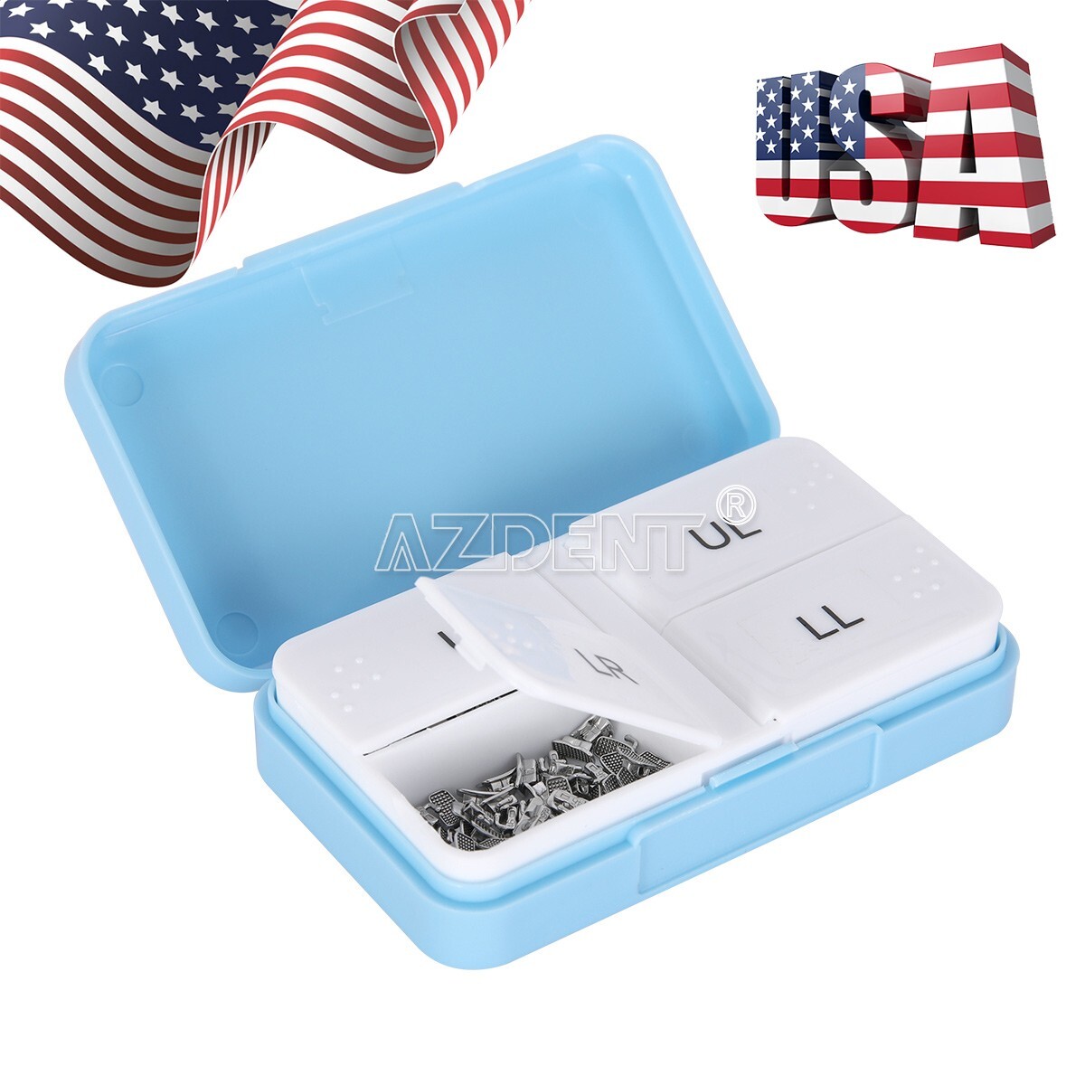 Tubos bucales de ortodoncia dental 1er tubo molar Roth 022 Bondable monobloque