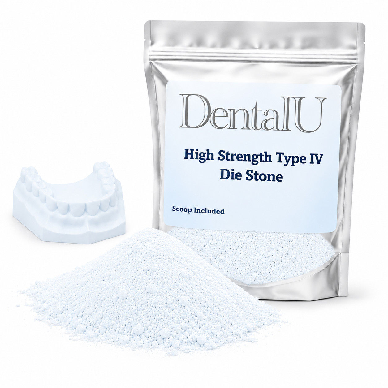 1 – 5 LBS BLUE High Strength Die Stone Dental Plaster Type IV Gypsum