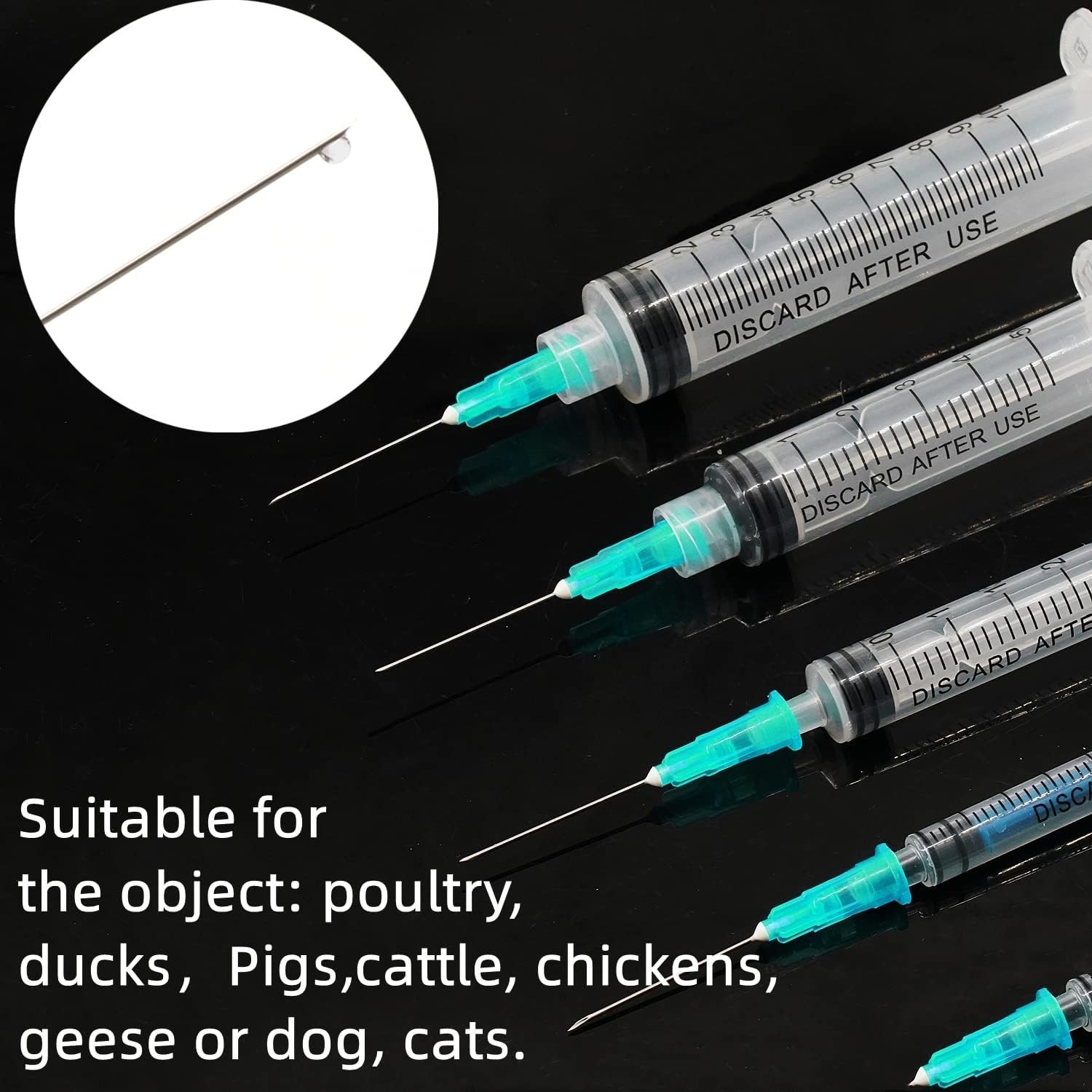 Versatile 21Ga 1-Inch Disposable Injection Needles – 100 Pack for Everyday Use