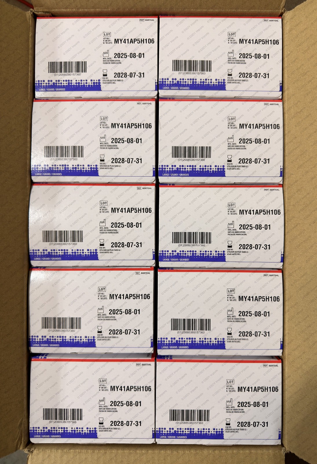 2500 LARGE HALYARD Nitrile STERLING SG Exam gloves (1xCASE) powder & latex free