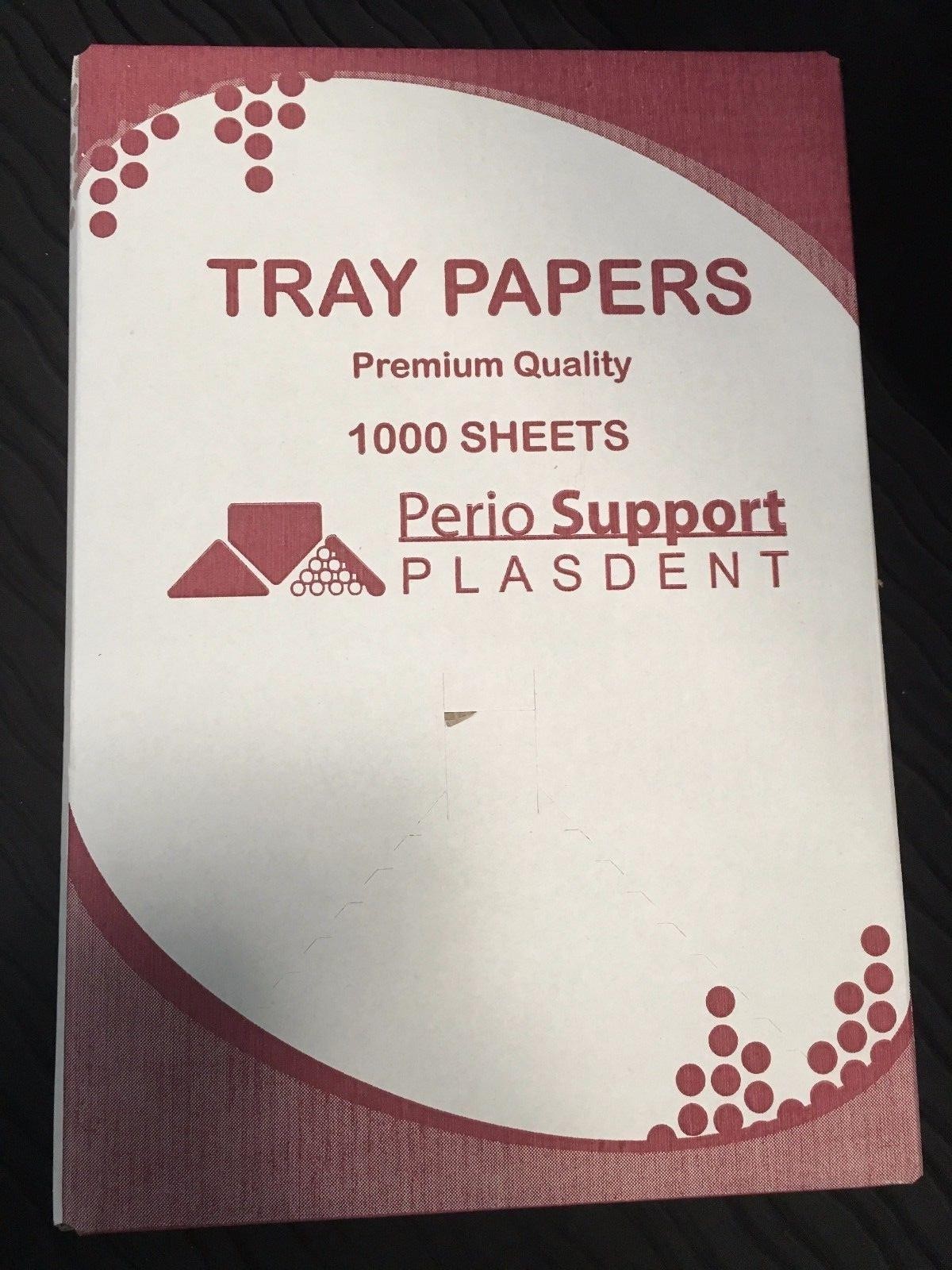 1000 x Dental Paper Tray Covers Size “B” (1 Case) 8 1/2″ x 12 1/4″