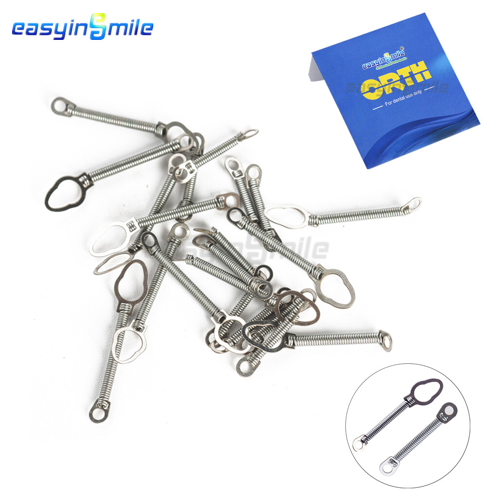 Easyinsmile Dental Orthodontic 10Pcs NITI 010/012 Closed Coil Spring 6/9/12mm