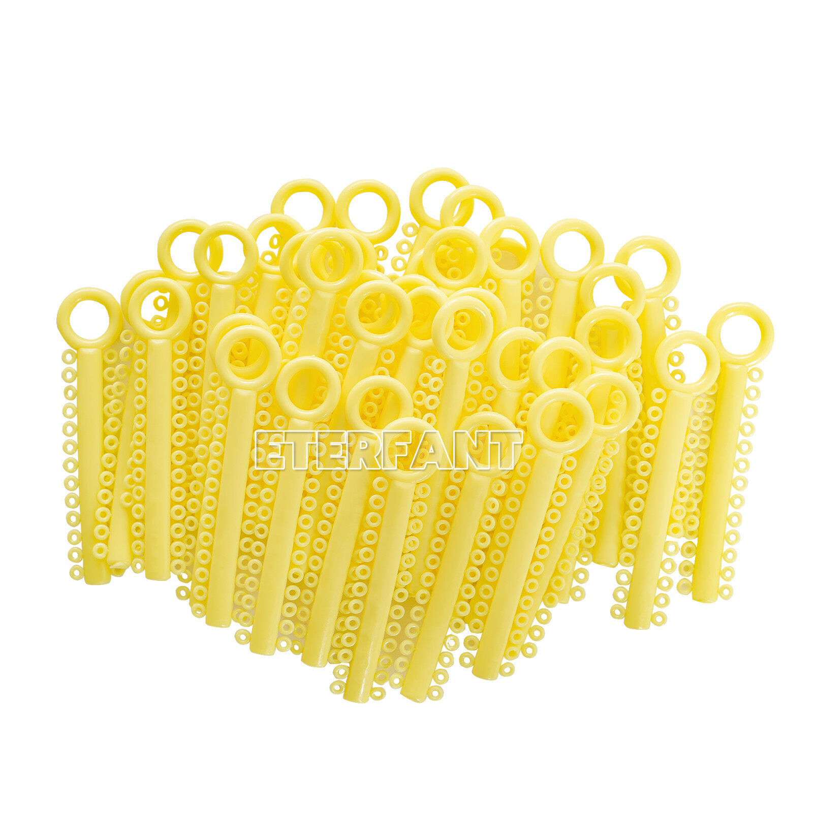 1040PCs ETERFANT Dental Orthodontic Ligature Ties Elastic Rubber Bands Brackets