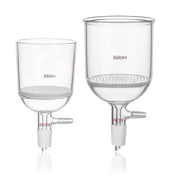 30ml – 2000ml Glass Porous Filters Funnel Sand Core Filter Suction Funnels ca