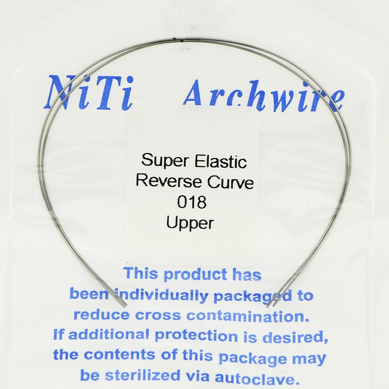 US 20 Pcs Dental Orthodontic Reverse Curve Round Niti Arch Wire Upper/Lower