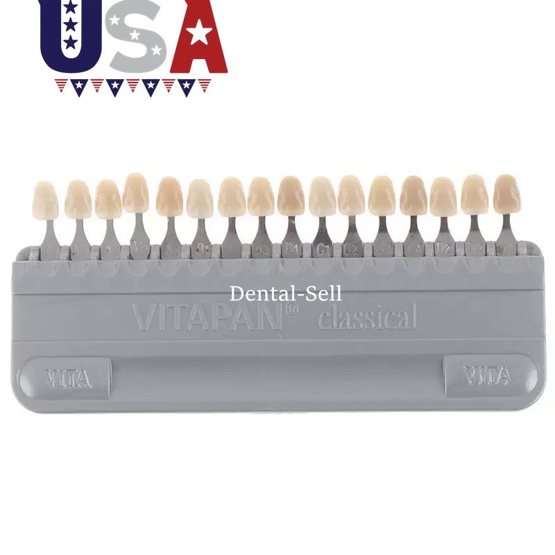 1Set VITA Classical A1-D4 Dental Tooth Shade Guide 16 Natural Colors Contrast US