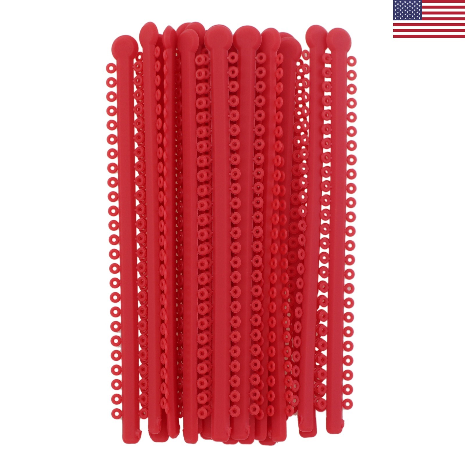 Dental Orthodontic Ligature Ties 1040 Pc Multi-Colors Super Elastic Rubber Bands