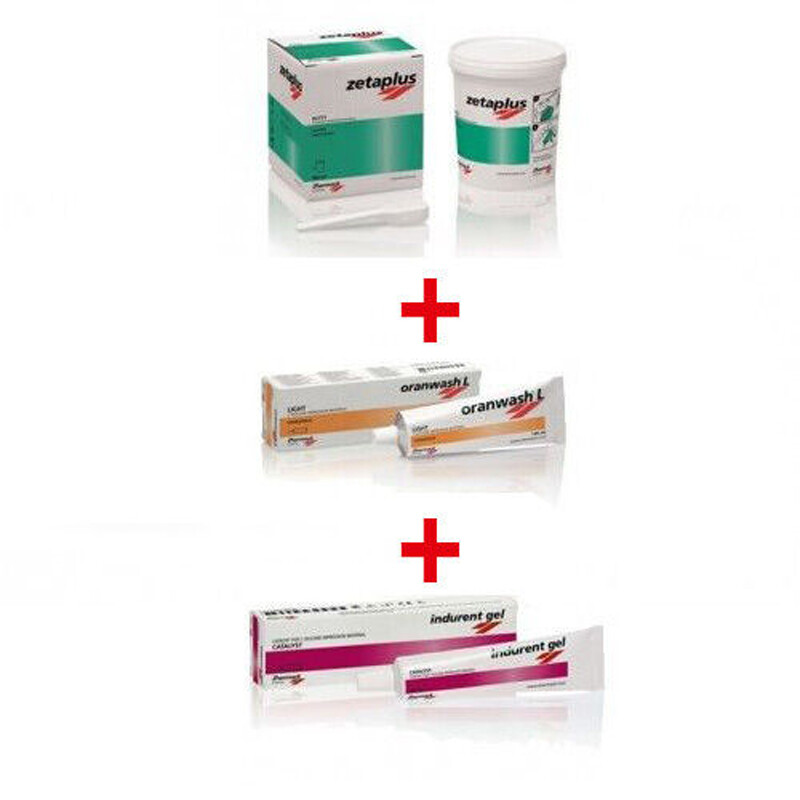 Zhermack Zetaplus Intro Kit Putty Oranwash Indurent Gel Impression Material Fast