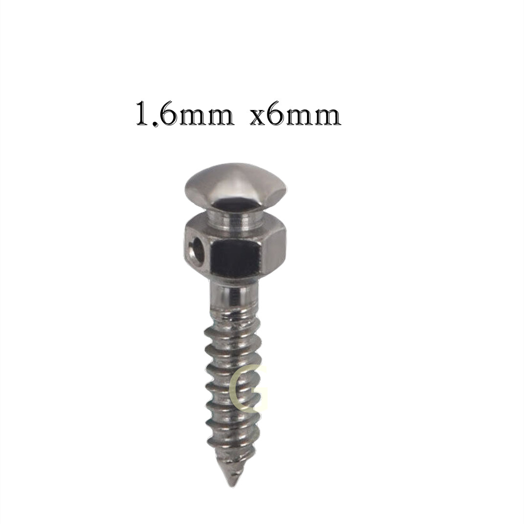 10PC Dental Orthodontic Screws Mini Implants Micro Screws Titanium TAD US STOCK