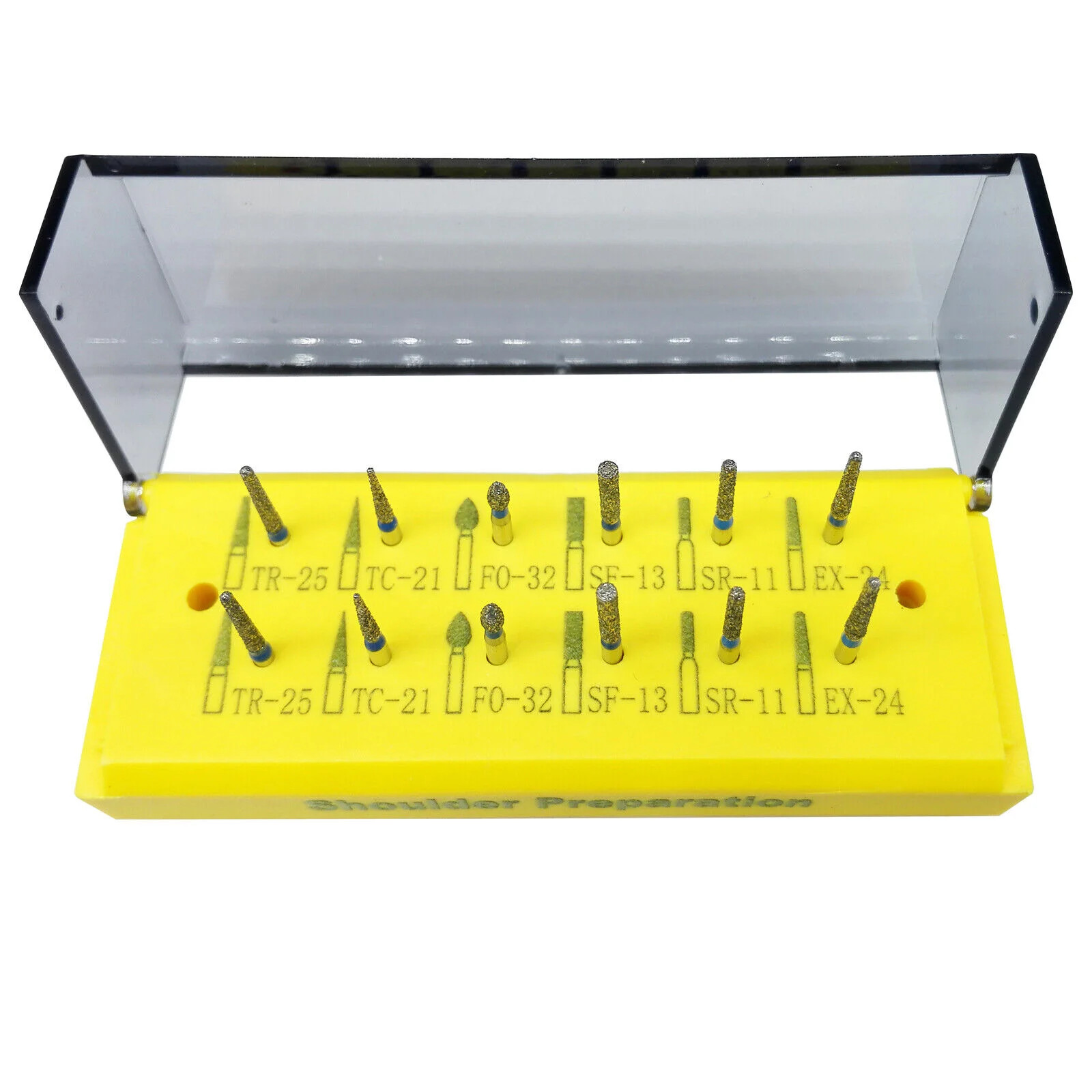 Dental Diamond Burs All Ceramic/Porcelain /Anterior Veneer/Broken Crown/Standard