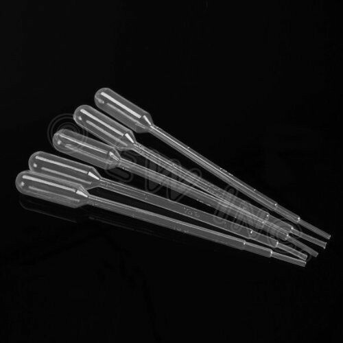 200 pc – 3ml Durable Dropper Transfer Graduated Pipettes Disposable Plastic 100