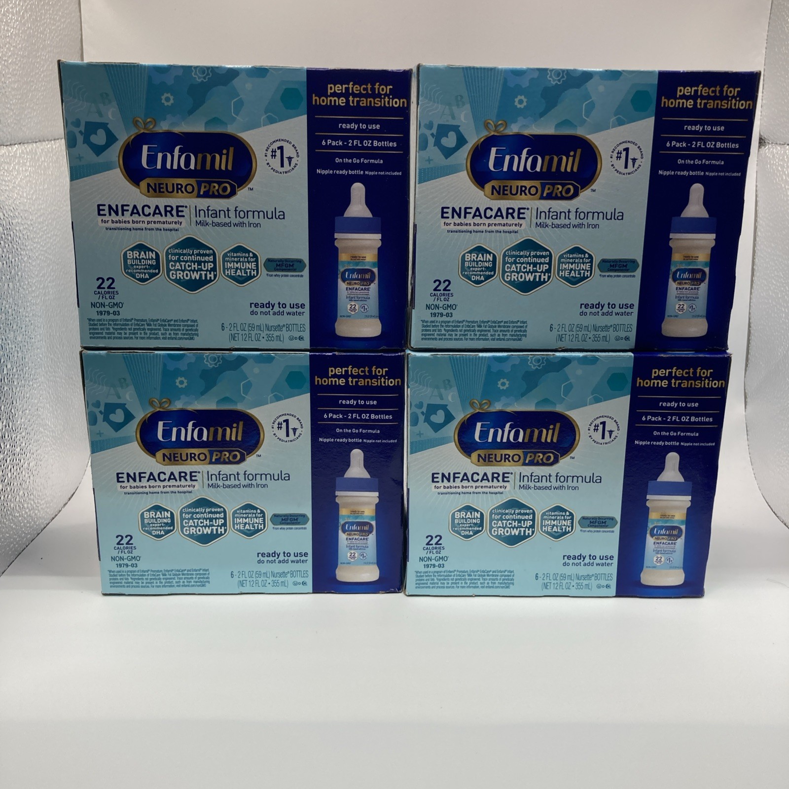 24PK Enfamil NeuroPro ENFACARE Infant Powder Formula | 2 FL Oz Fast ship