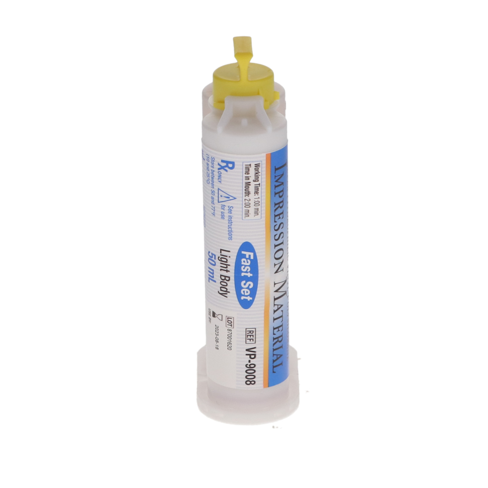 Defend VPS Impression Material Light Body, Fast Set, 50 ml Cart., 4/Pk VP-9008