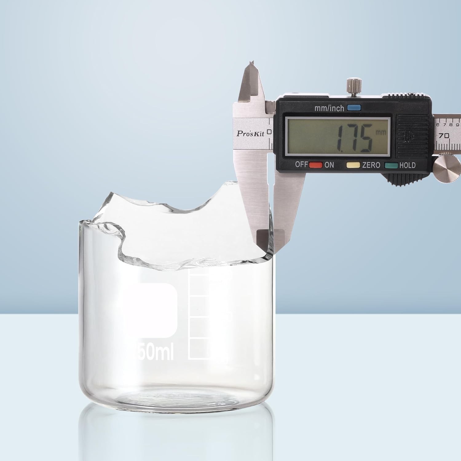 Borosilicate Glass Beaker Set – 5 Sizes for Lab, Classroom, or Home Use