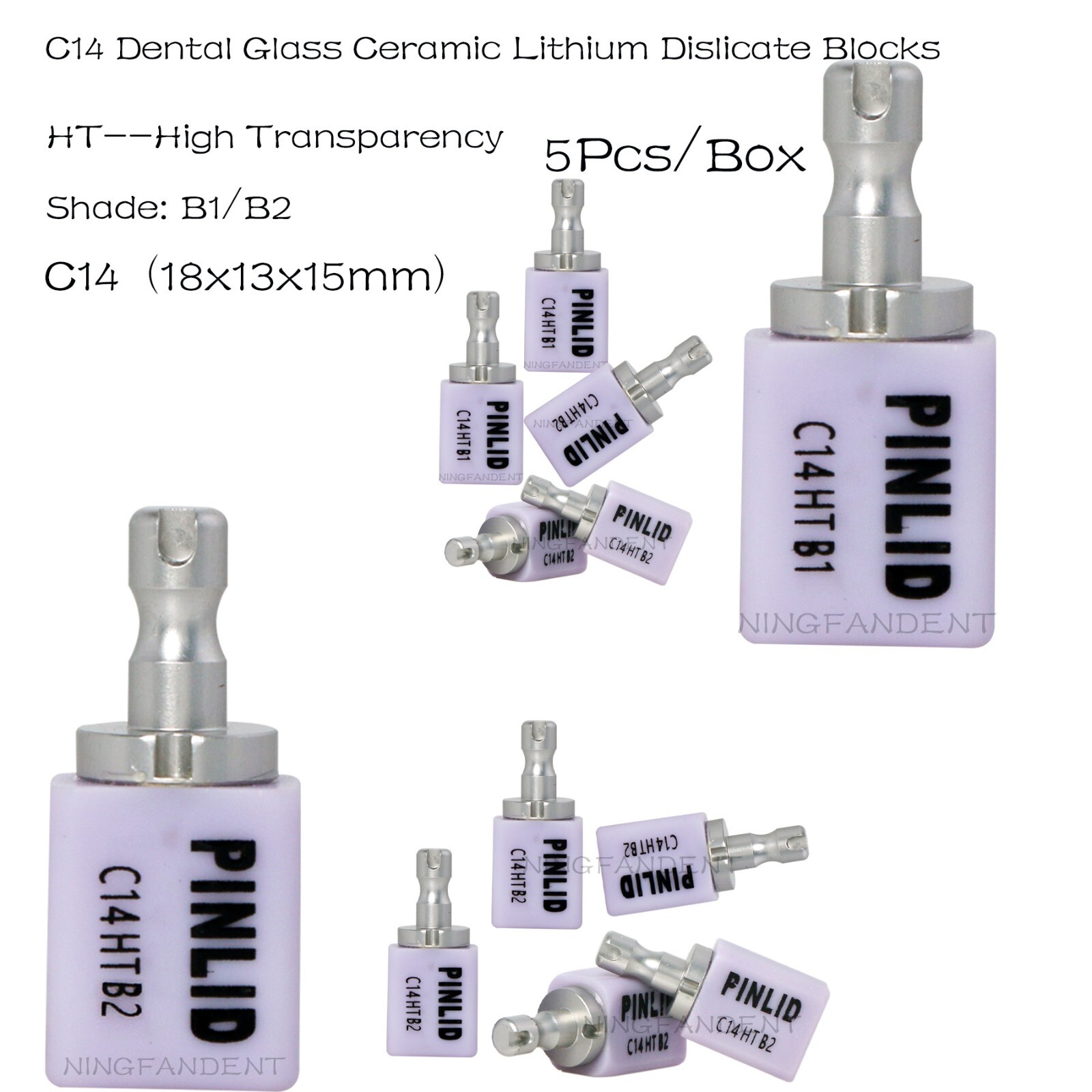 US C14 Dental Emax Glass Ceramic Blocks Lithium Disilicate CAD/CAM CEREC Blocks