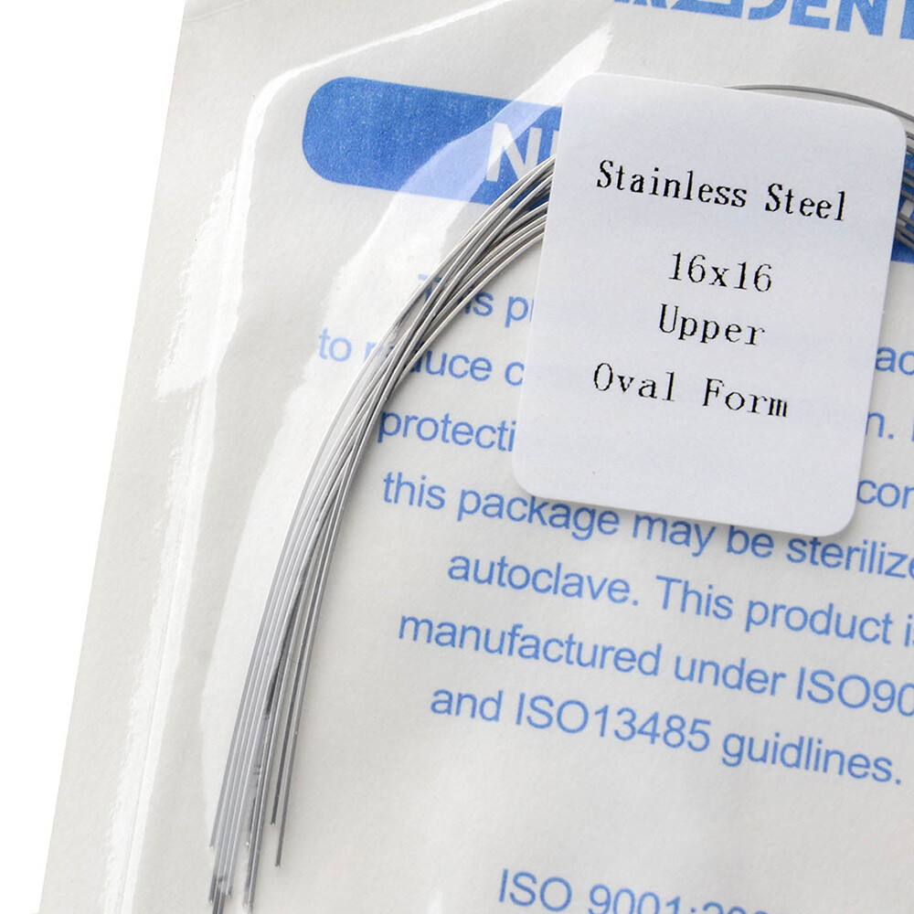 AZDENT Dental Orthodontic Rectangular Stainles Steel Arch Wire Ovoid/Nature Form