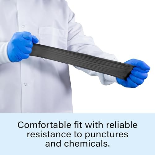 1st Choice Black Nitrile Gloves, 100 Small (Pack of 100)