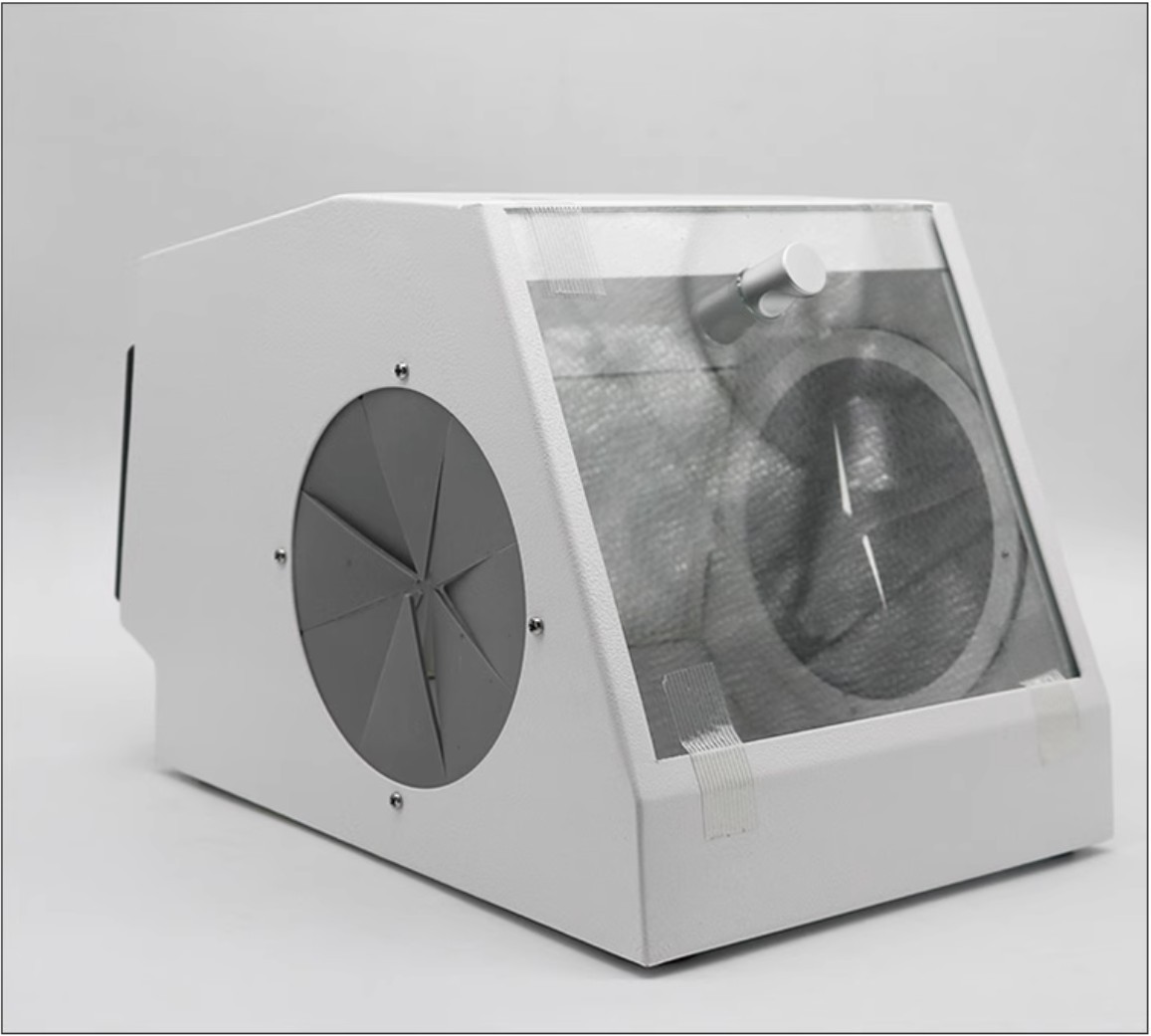Dental Dust Collector Grinding Polishing Sandblasting Dust Box Sandblaster US/EU