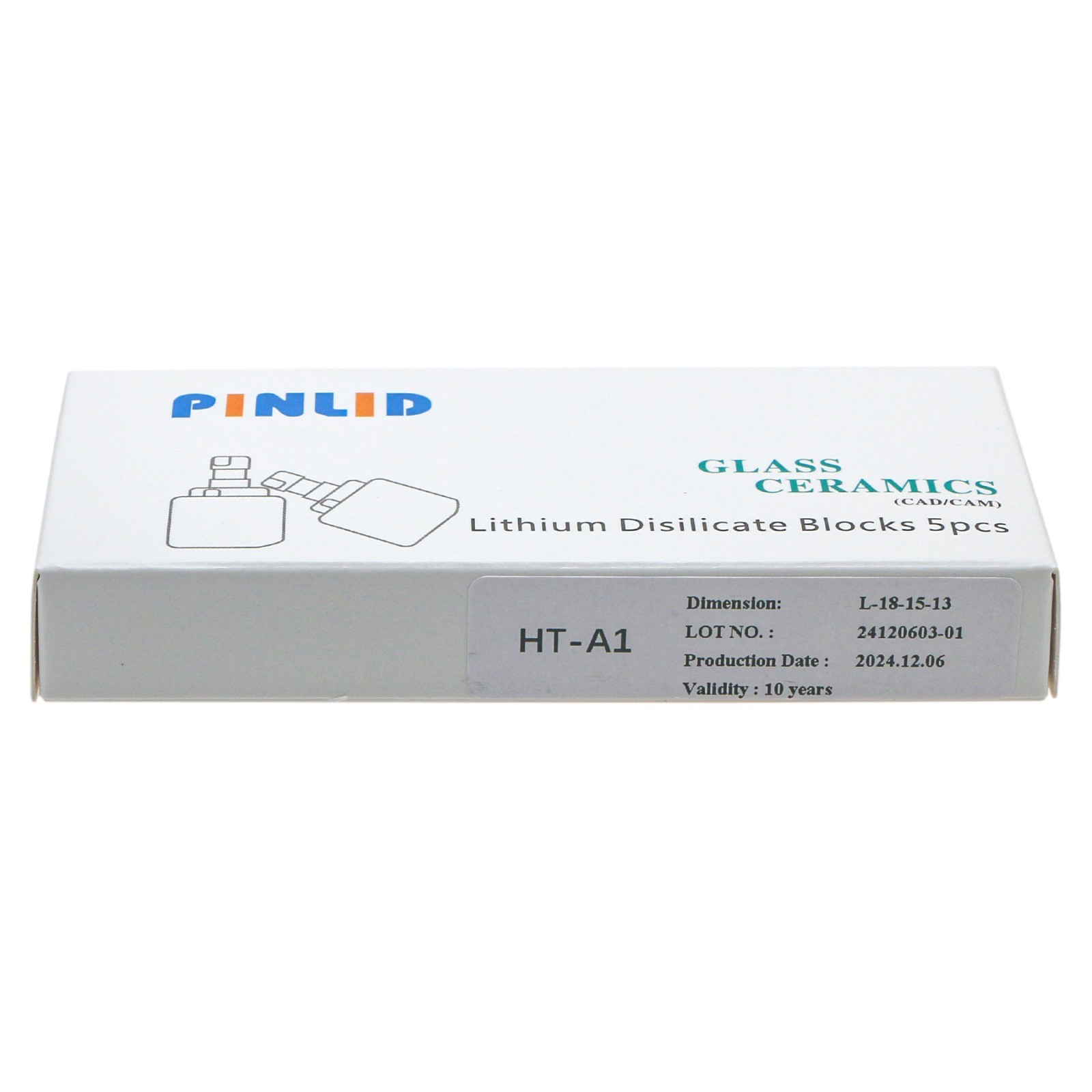 US C14 Dental Emax Ceramic Blocks HT Lithium Disilicate Cerec CAD CAM 5Pcs/Box