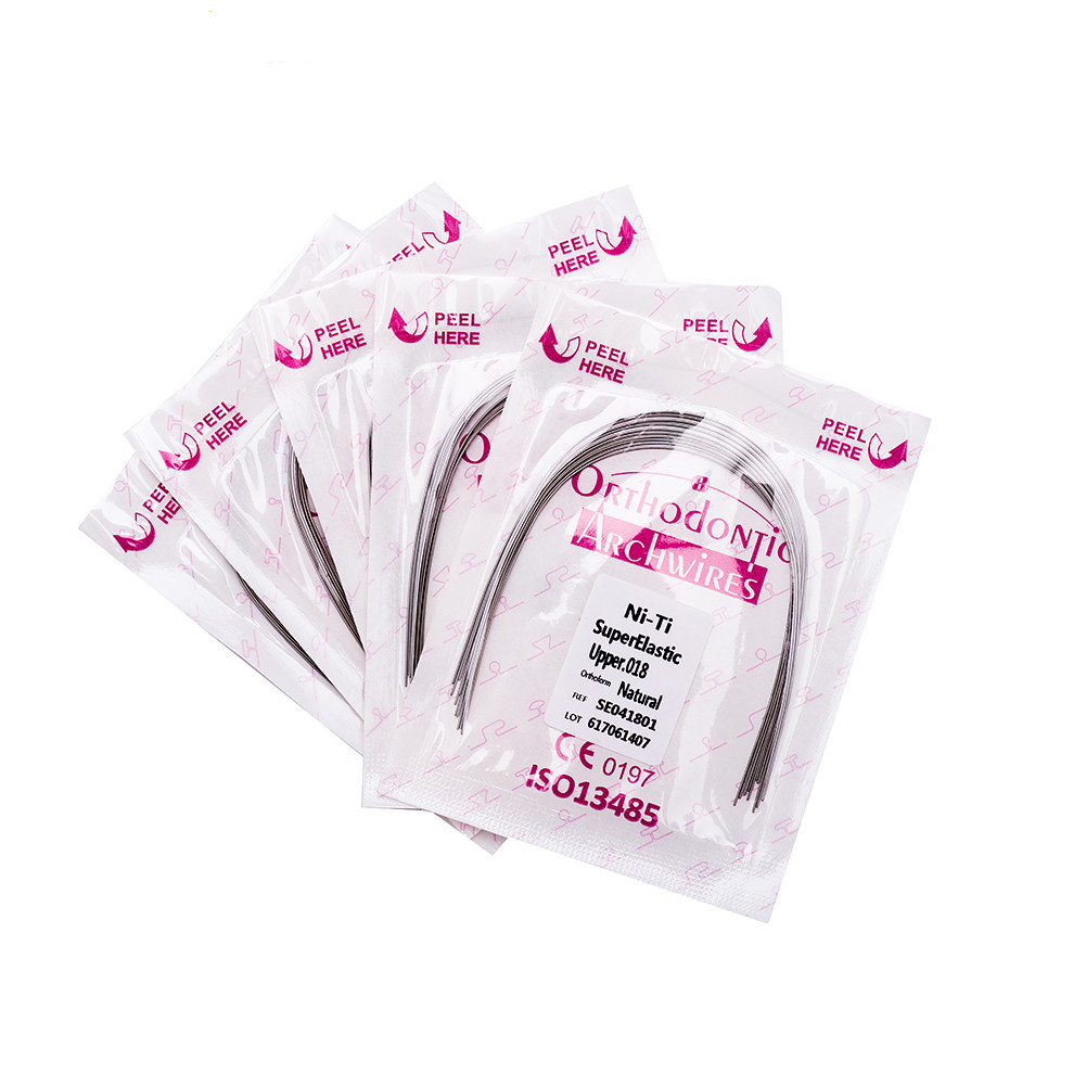 Super Elastic Niti Round Arch Wires Dental Ortho U/L Archwire Orthodontic Braces