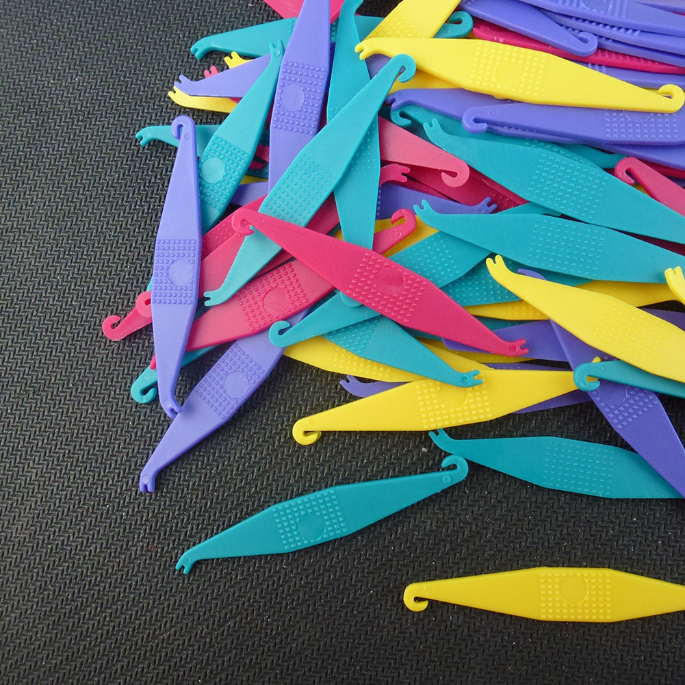 100Pc Dental Orthodontic Elastic Placer Elastic Rubber Band Placer For Brace 6mm