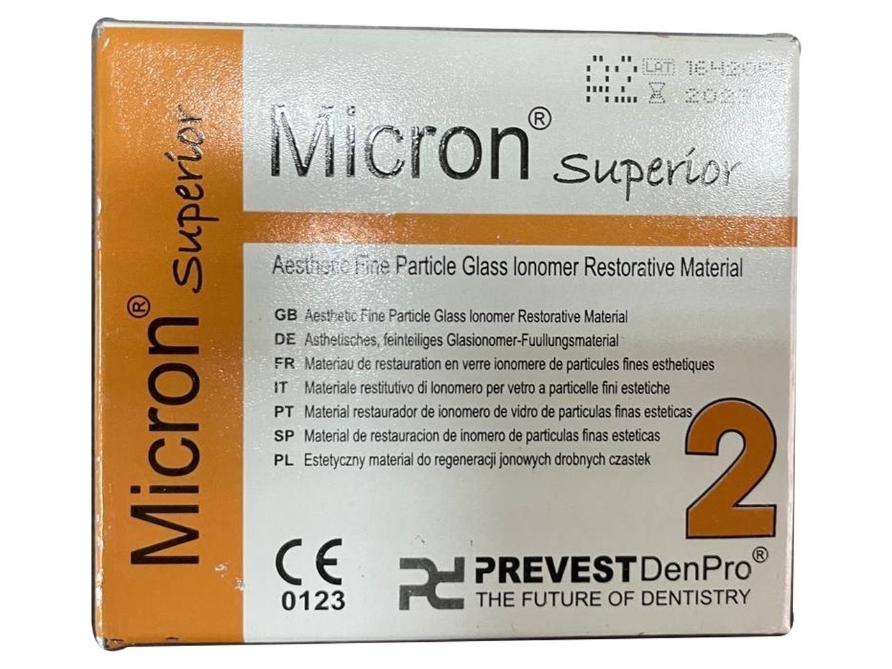 Prevest Denpro Micron Superior 2 Glass Ionomer Dental Cement Permanent GIC Glue